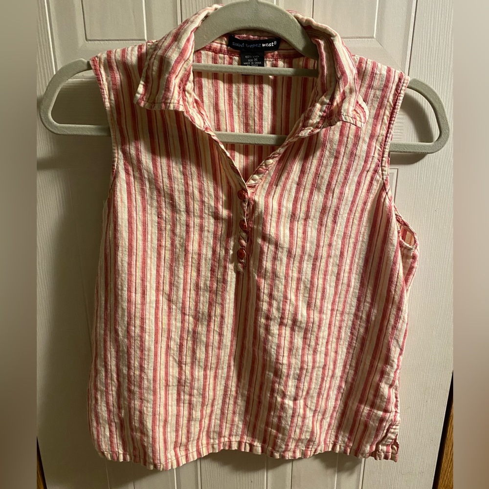 100% linen top